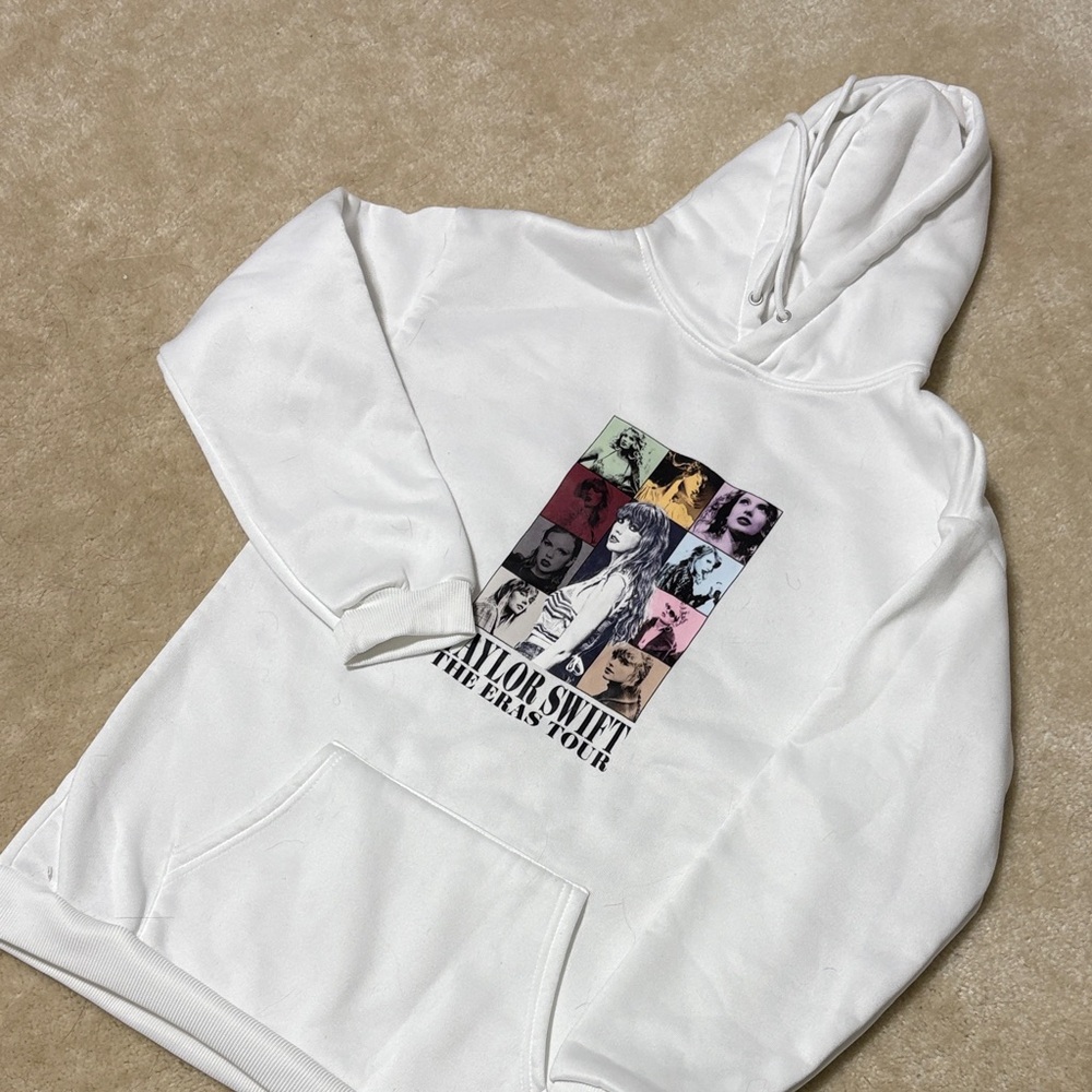 Taylor Swift White Hoodie